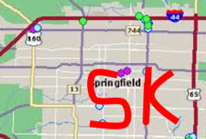 5k route in shape of 5k 